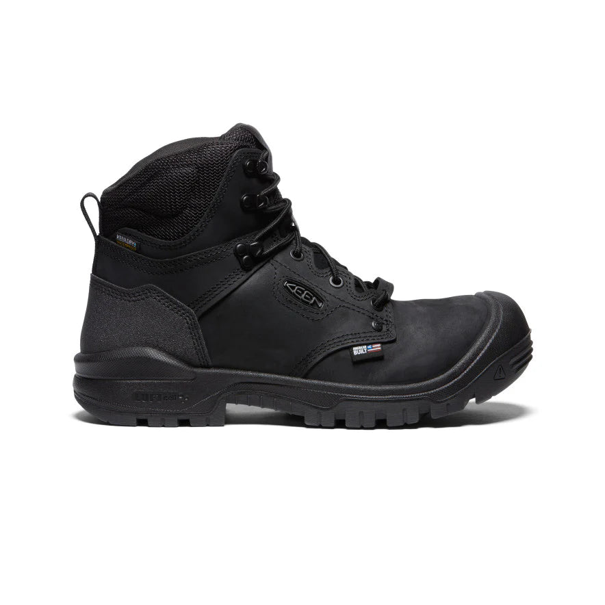 Men's Independence 6" Waterproof Boot (Carbon Toe) - Black