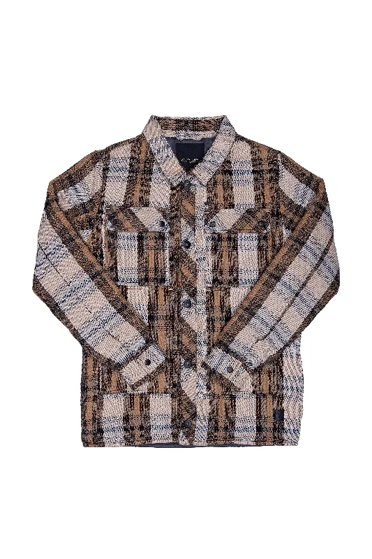 Reiss | Men's Woven Plaid Shirt Jacket