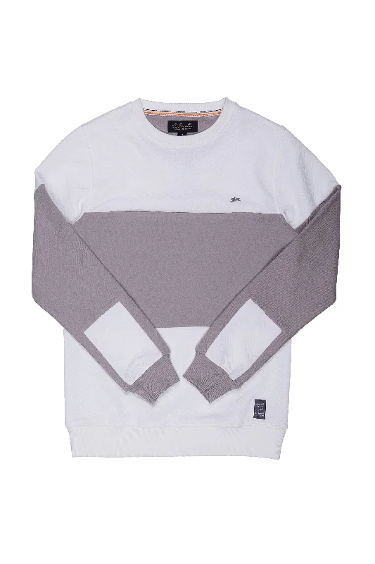 Herb | Men's Color Blocked Crew Neck Sweater