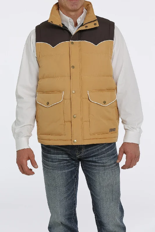 Cinch Men’s Quilted Gold Vest