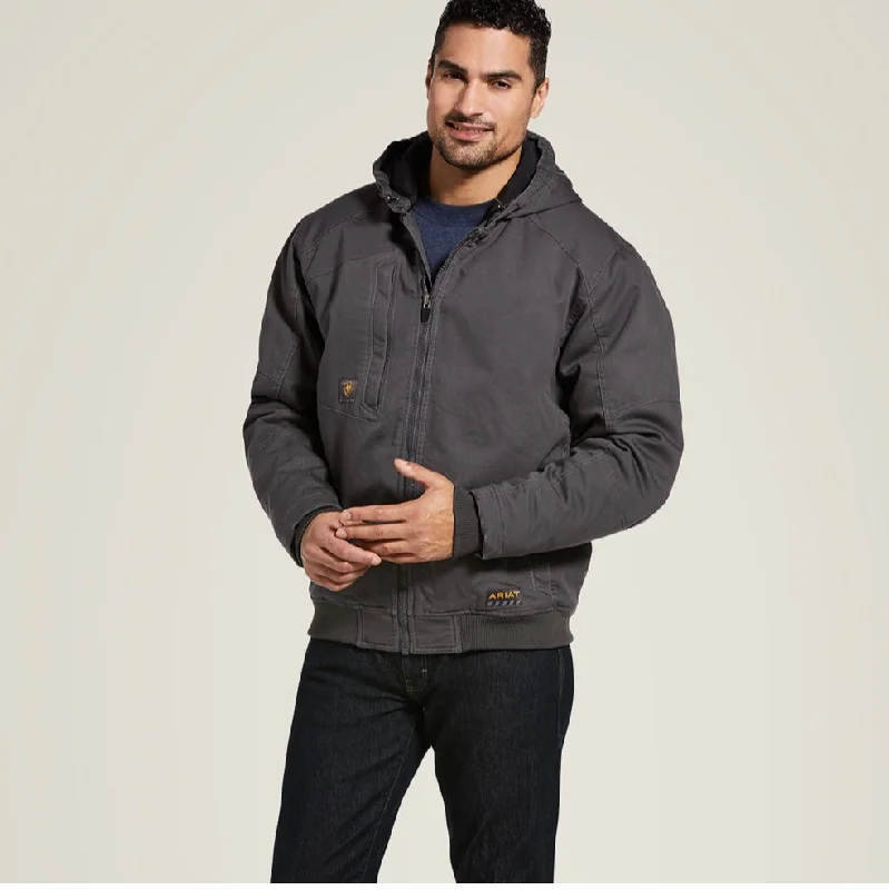 Ariat Men’s Rebar Duracanvas Jacket-Gray