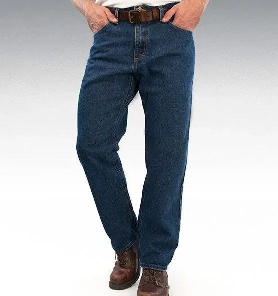 SECONDS - SECAA101D - All American Clothing Co. - Men's Original Jean - Dark Stonewash - Made in USA