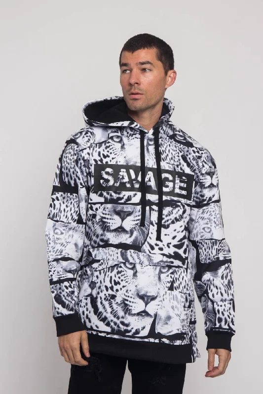 Savage Leopard Fleece Pullover