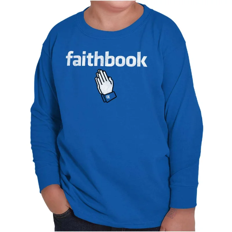 Faithbook Christian Youth Long Sleeve T Shirt