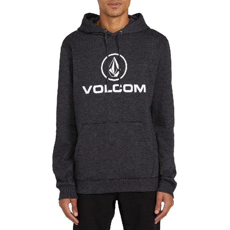 Volcom Men's Logo Hoodie Gray Size Small