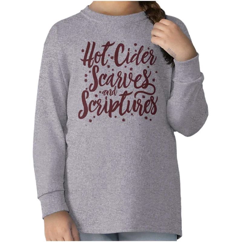 Cider Scarves Scriptures Youth Long Sleeve T Shirt