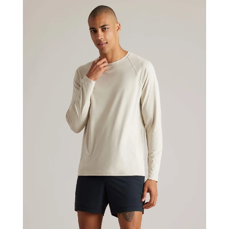 Rhone Men's Reign Long Sleeve T-Shirt - Sandstone