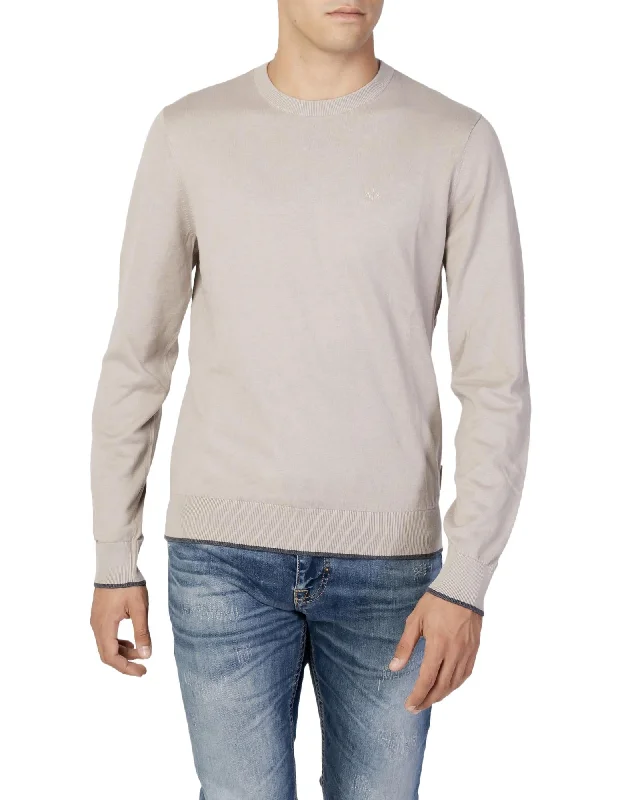 Armani Exchange  Men's Crew Neck Sweater Grey