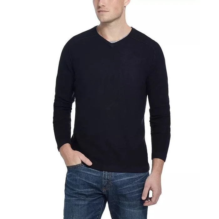 Weatherproof Vintage Men's Soft Touch V-Neck Sweater Black Size 3XL - XXX-Large