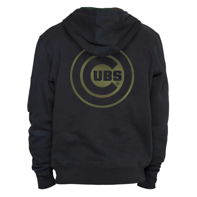 Chicago Cubs Alpha Industries Bullseye Hooded Sweatshirt