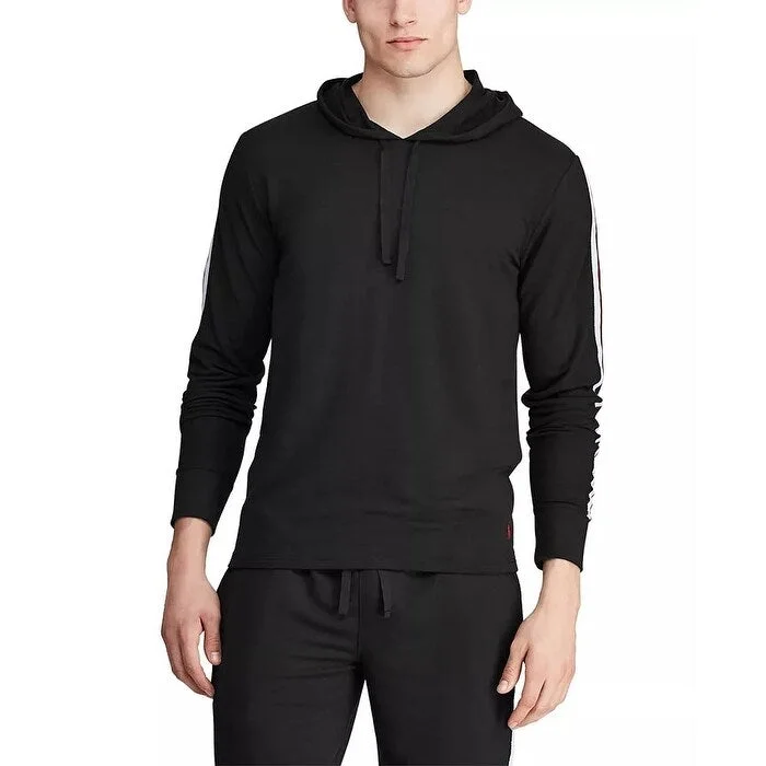 Polo Ralph Lauren Men's Mini Terry Hoodie Black Size X-Large