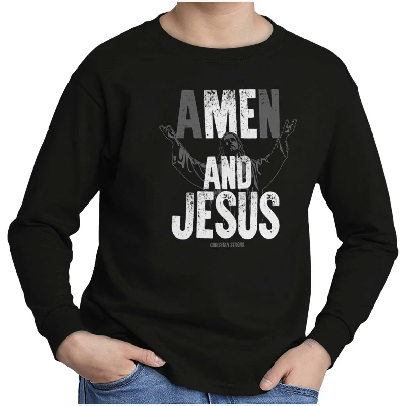 Me and Jesus Youth Long Sleeve T Shirt