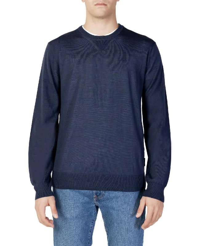 Armani Exchange  Men's Crew Neck Sweater - Navy