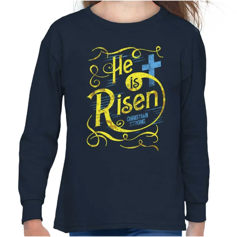 He Is Risen Youth Long Sleeve T-Shirt