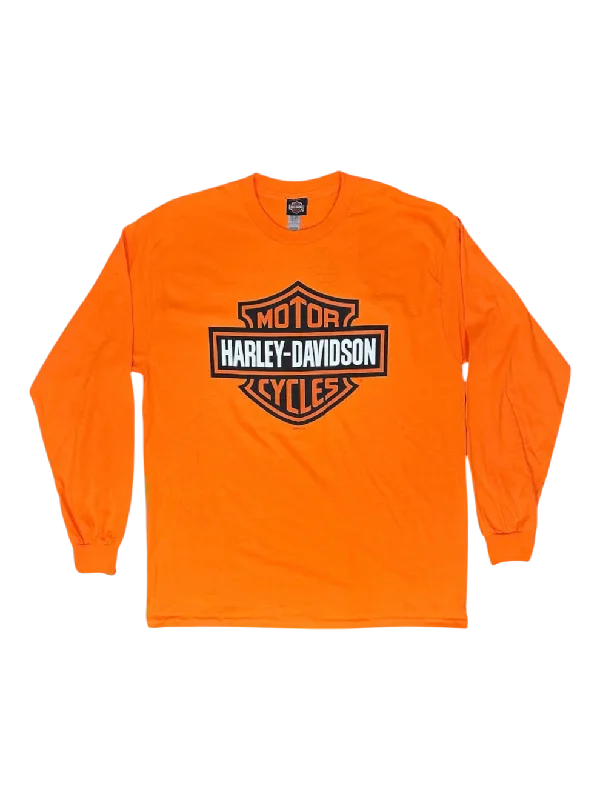 Safety Orange Long Sleeve Tee