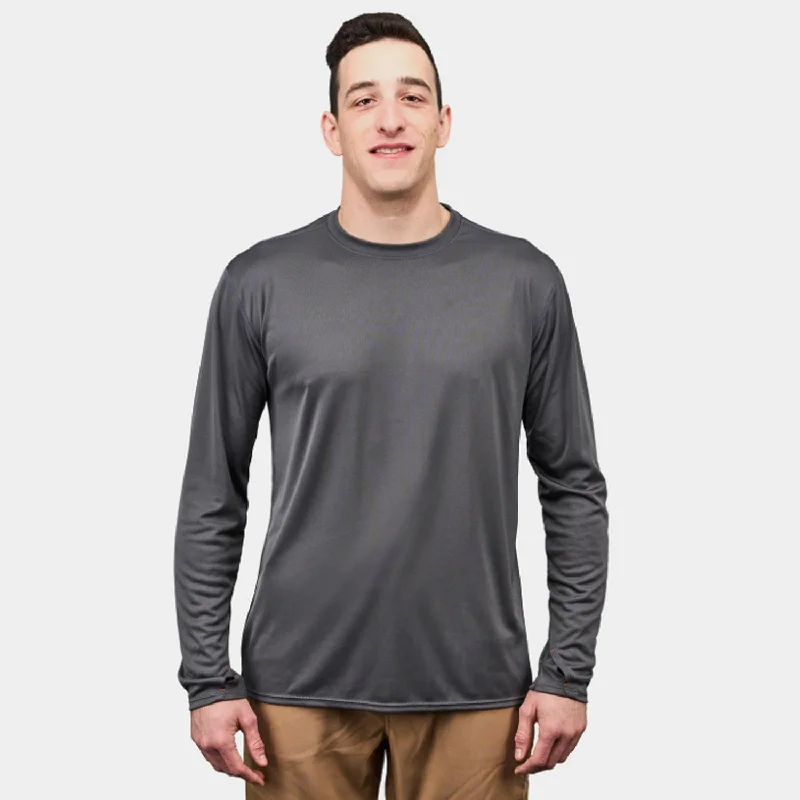 Grundéns Men's Tough Sun Crew Performance Long Sleeve T-Shirt