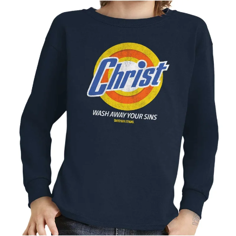 Christ Detergent Youth Long Sleeve T Shirt