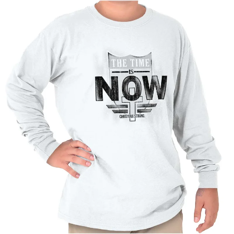 Time is Now Youth Long Sleeve T-Shirt