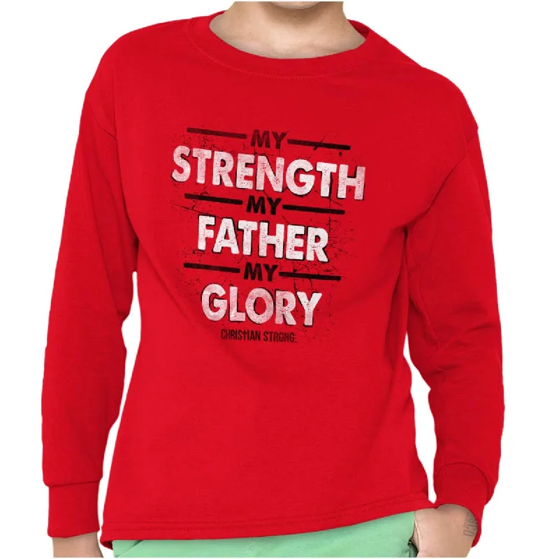 Strength Father Glory Youth Long Sleeve T-Shirt