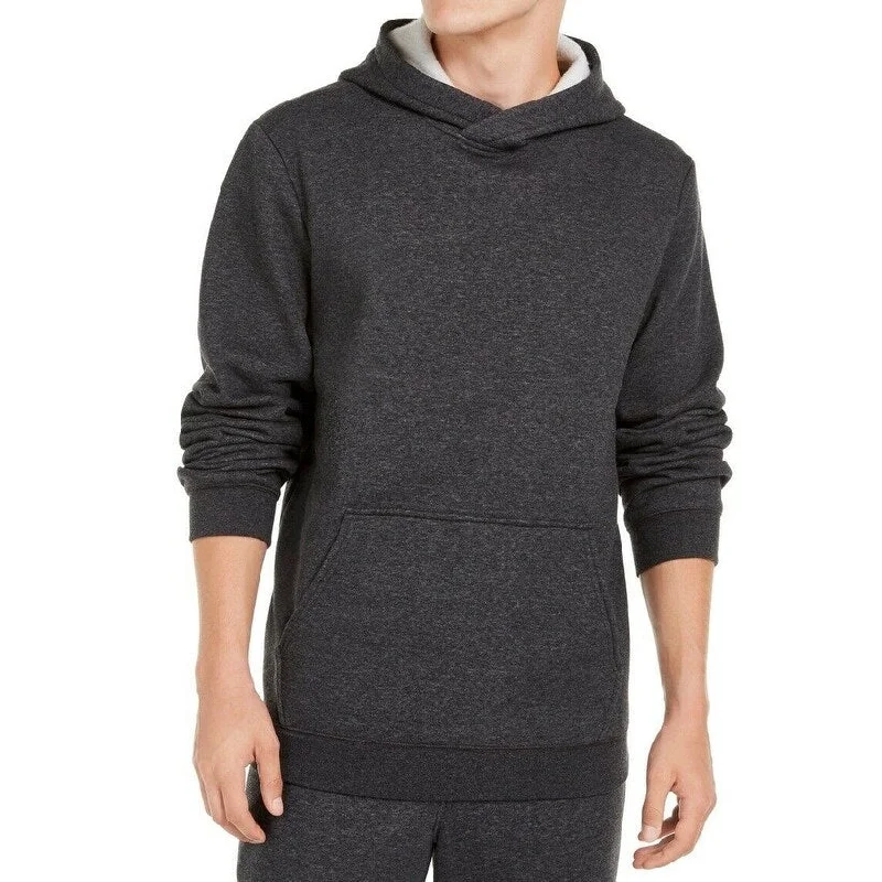 Ideology Men's Fleece Hoodie Gray Size XX-Large