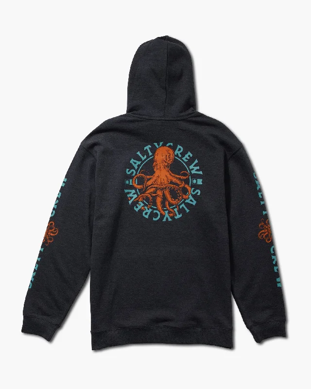 Tentacles Fleece Hoodie - Navy Heather