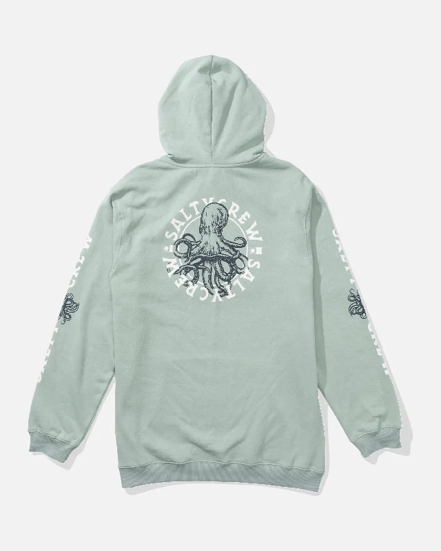 Tentacles Fleece Hoodie - Mackerel