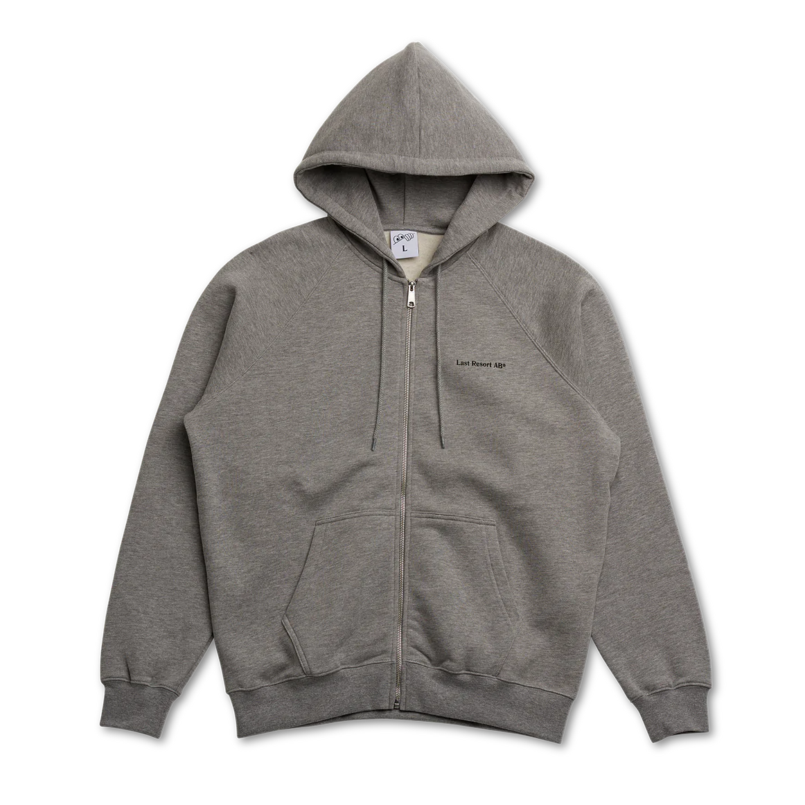 Last Resort AB Zip Hoodie Atlas Monogram Heather Grey