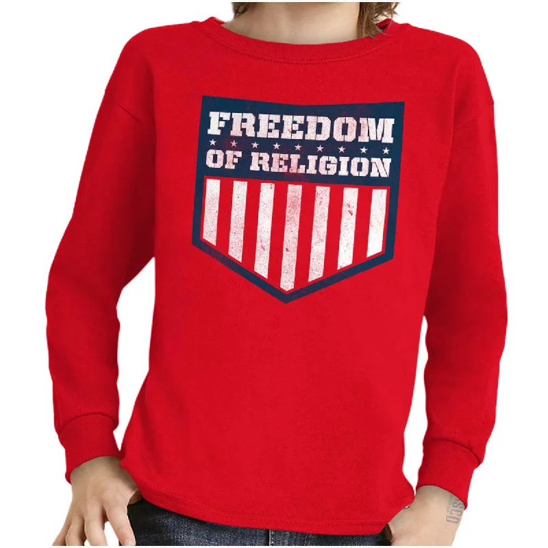 Freedom of Religion Youth Long Sleeve T Shirt