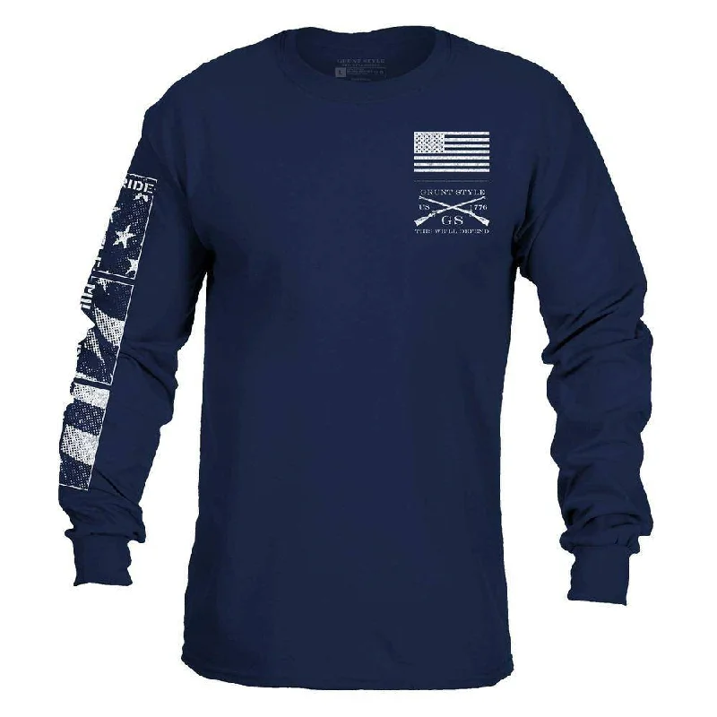 Ethos Long Sleeve - Navy