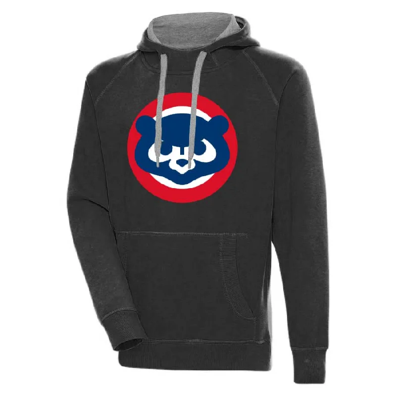 Chicago Cubs Charcoal 1984 Bear Victory Pullover Hooded Sweatshirt