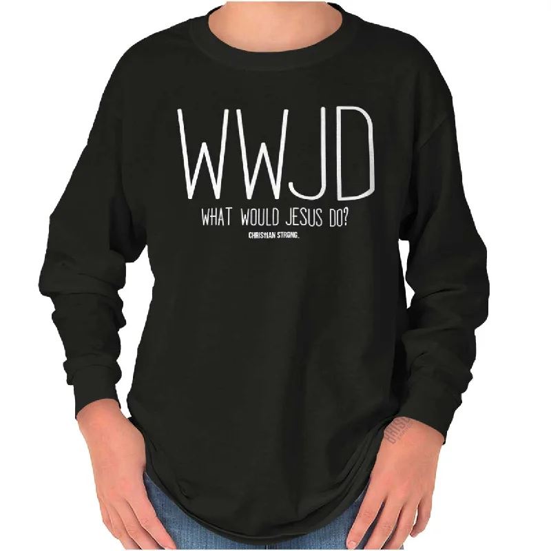 WWJD Youth Long Sleeve T-Shirt