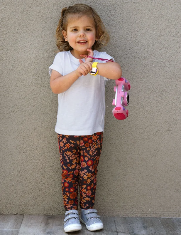 Retro Press Floral SoftMark Toddler Legging