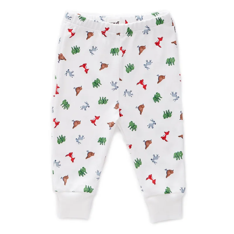 Oeuf Leggings White/Animals