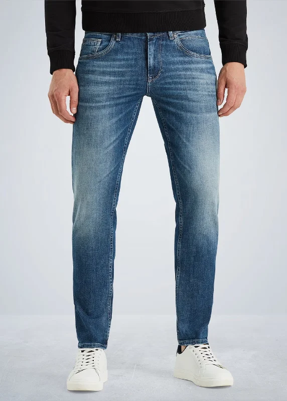 Men's Washed Jeans,Blue