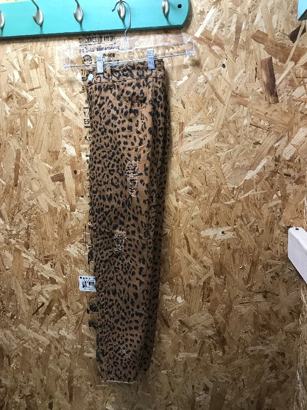 L&B leopard Skinny FIt Jean