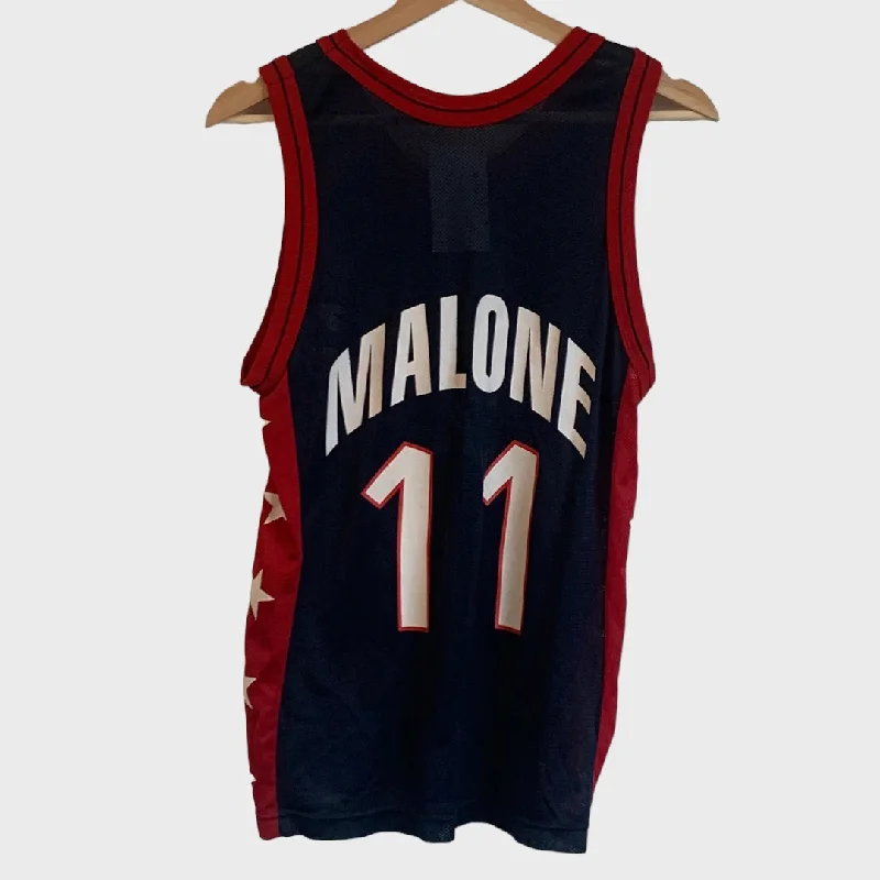 Vintage Karl Malone USA Dream Team 2 Jersey S