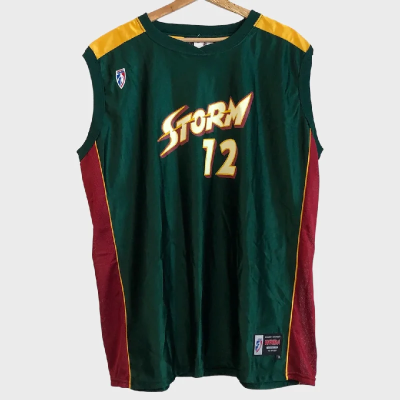 Vintage Edna Campbell Seattle Storm Autographed Jersey Women’s 2XL