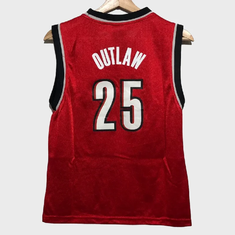 Travis Outlaw Portland Trail Blazers Jersey Youth M