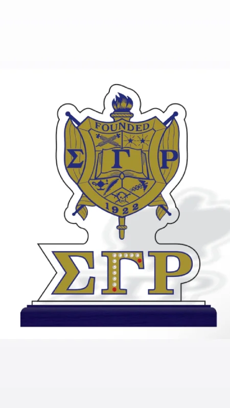 SGRho Acrylic Desktop Crest