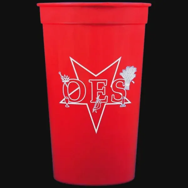 OES 22 oz. Plastic Stadium Cup