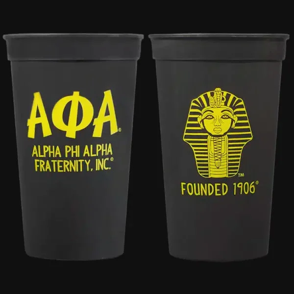 Alpha 22 oz. Plastic Stadium Cup