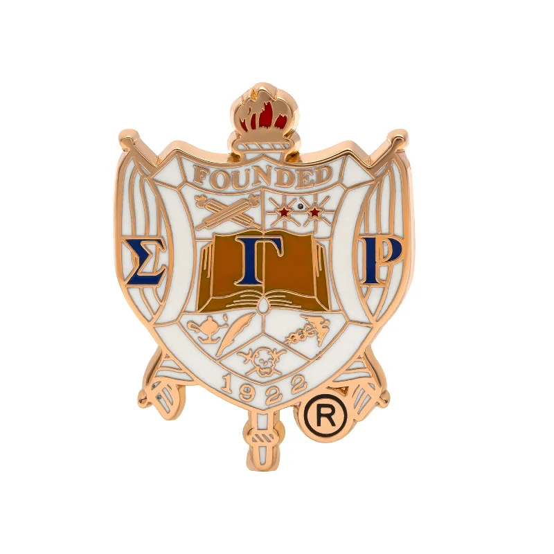 SGRho 3-D Color Shield Pin (22MM)