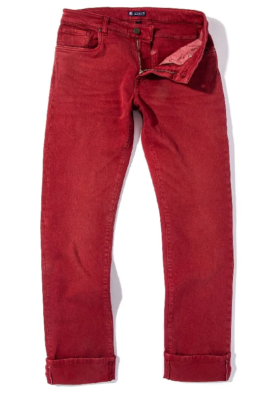 Tucson Selvedge Denim In Cherry