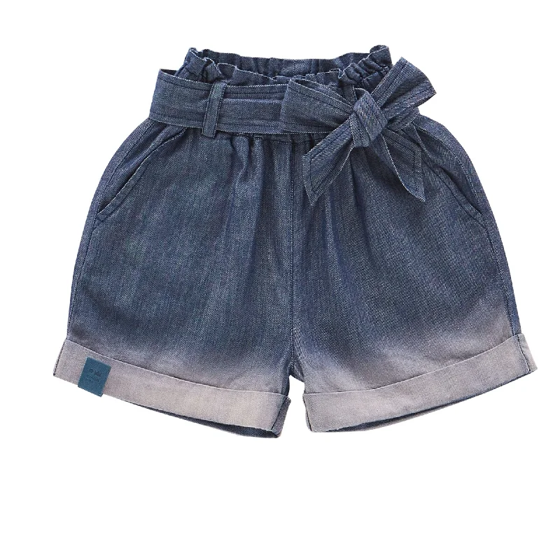 Denim Shorts with Belt